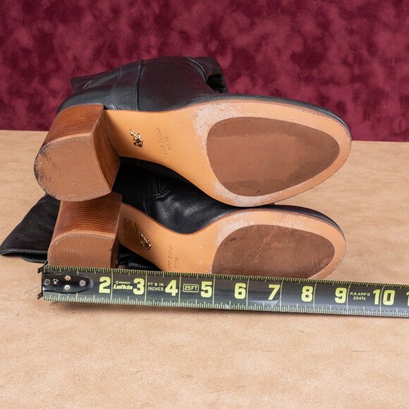 Vince Camuto Signature Women Kylar Black Leather OTK Fashion Boots sz 8 - Picture 5 of 10